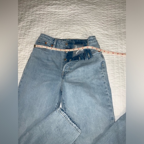 Vintage Jeans Light Wash Straight Leg Rio Size 2 Long Vintage Blue Denim - Picture 3 of 5